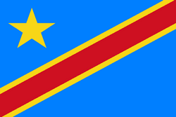 Escudo ou bandeira de RD Congo