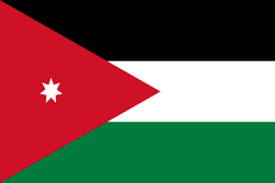Escudo ou bandeira de Jordânia